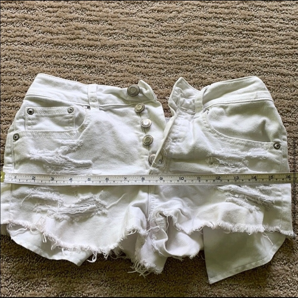 american eagle high rise jean shorts - Picture 4 of 6